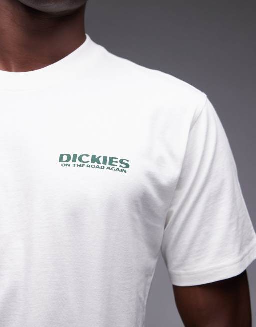 Dickies - Burns - T-shirt met grafische print op de achterkant in donkergroen, 4 van 4