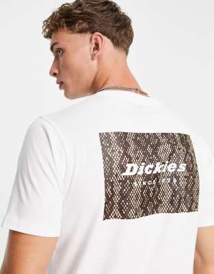 Dickies Camden back print t-shirt in white