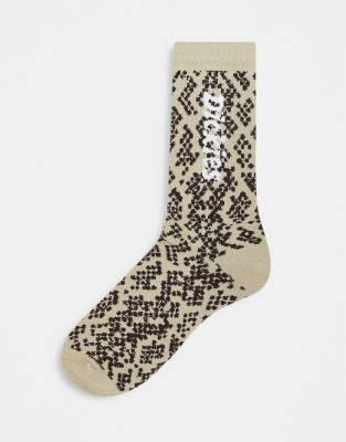 Dickies Camden socks in beige