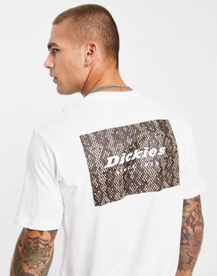 Dickies - Camden - T-shirt imprimé au dos - Jaune clair