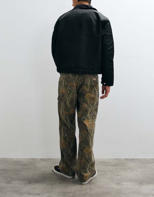 Dickies camo work trousers in green, 4 of 5