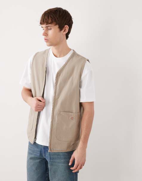 Dickies - Canotta estiva in tela beige medio - view 1