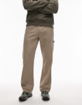 [Dickies] Dickies canvas carpenter pants in light tan-Brown W28 L30 TAN