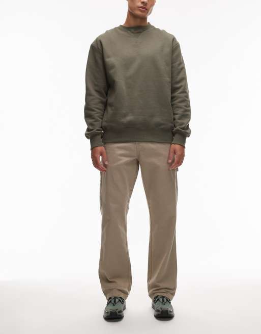 Dickies canvas carpenter trousers in light tan, 2 of 5