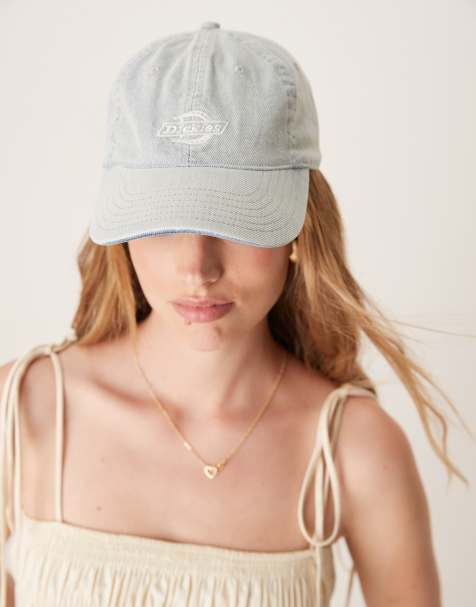 Dickies - Cappellino dad fit in denim blu lavaggio chiaro - view 1