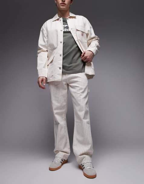 Dickies carpenter pants in off white - view 1