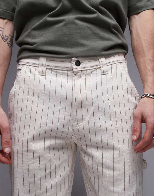 パンツ OFF-WHITE WIDE GREY PINSTRIPE CARGO TROUSERS Off-White™ Wide grey pinstripe cargo trousers | TheDoubleF