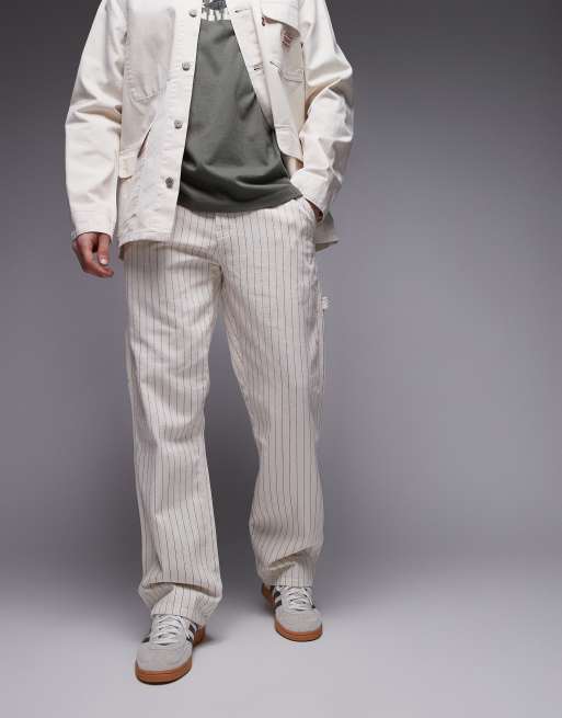 Dickies carpenter pants in off white | ASOS