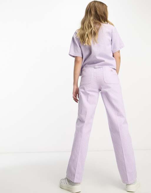 Purple sales stripe jeans