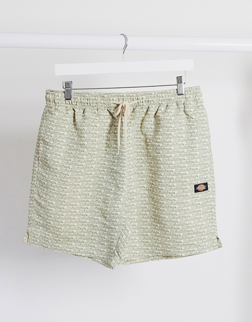 Dickies Cave point short with AOP in grey