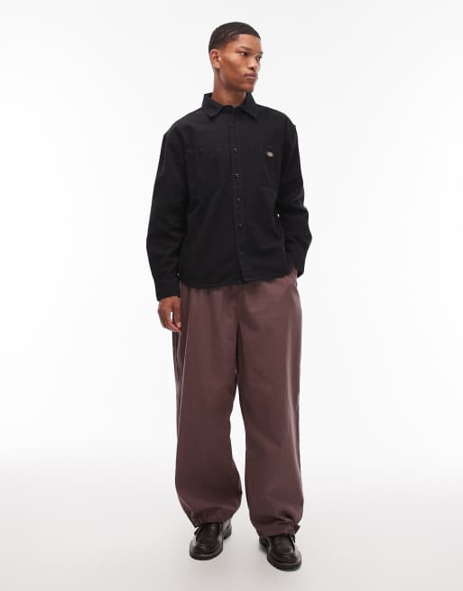 Dickies central high pile hooded jacket in black, 2 of 5