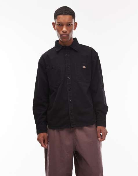 Dickies – Central – Kapuzenjacke in Schwarz aus dickem Material - view 1