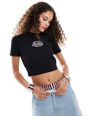Dickies Dickies central logo cropped t-shirt in black
