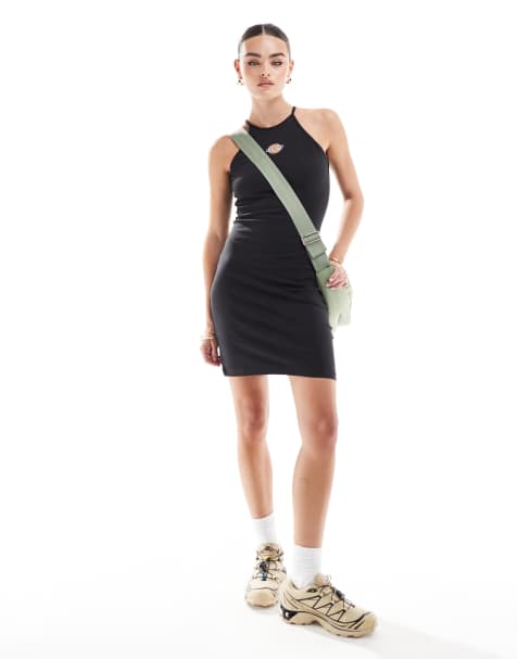 Dickies Chain Lake dress in black - view 1