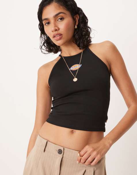 Dickies Chain Lake singlet in black - view 1