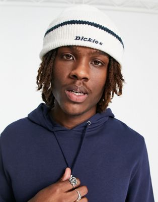 Dickies Chalkville beanie in off white