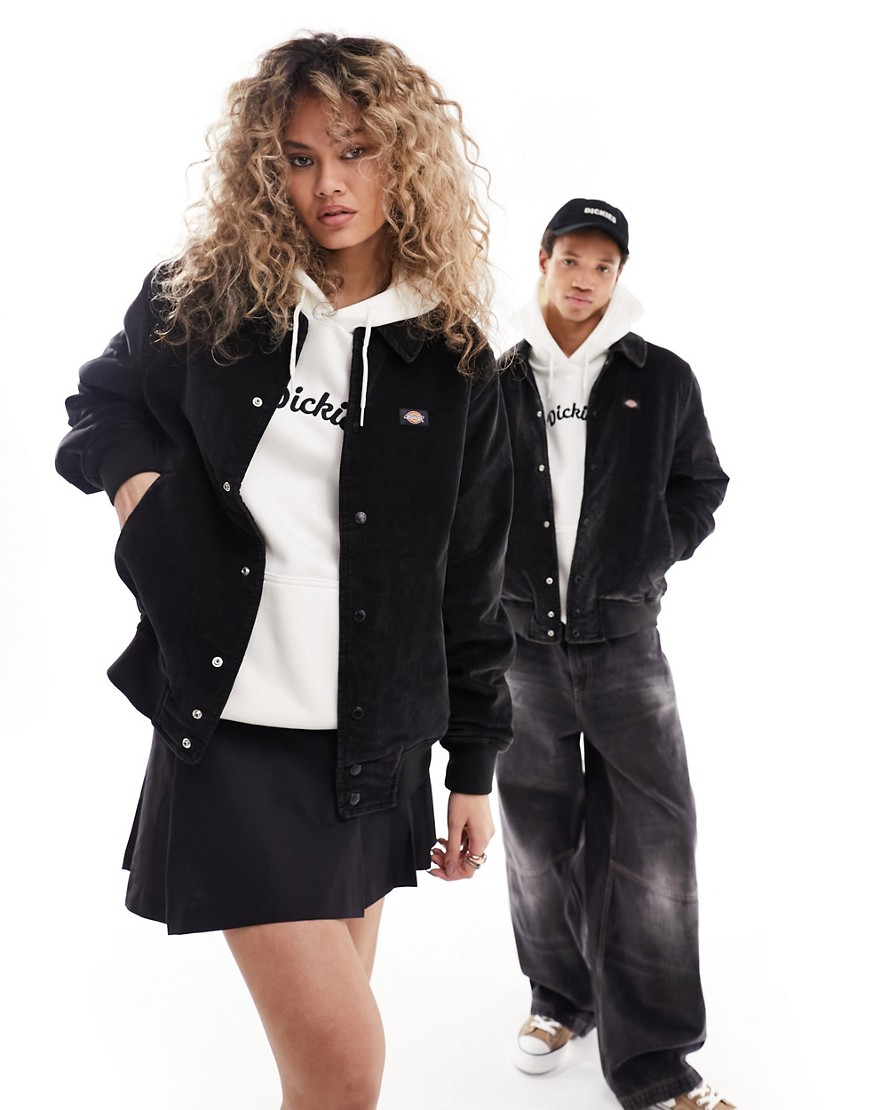 Dickies chase city cord jacket in black
