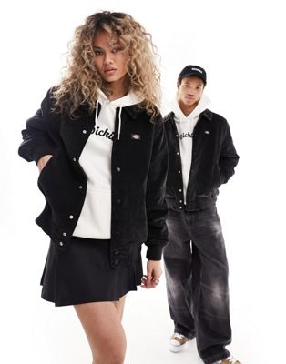 Dickies chase city cord jacket in black