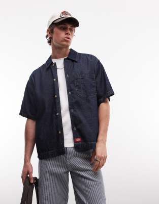Dickies - Chemise en jean à manches courtes - Bleu brut
