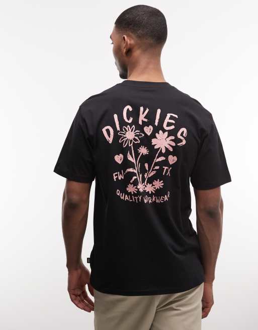 Dickies - Cherry Fork - T-shirt nera con stampa sul retro - In esclusiva per ASOS, 4 di 5