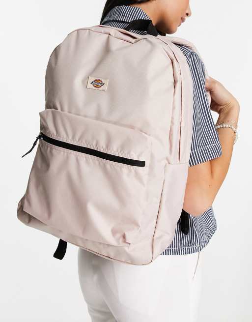 logo-patch zip-up backpack