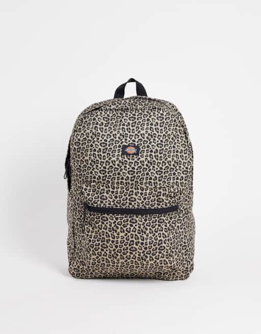 Dickies Chickaloon Mehrfarbiger Rucksack mit Leopardenmuster ASOS