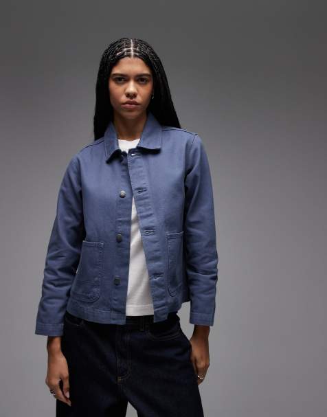 Dickies - Chore - Giacca sfoderata in tela blu - view 1