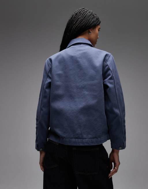 Dickies - Chore - Giacca sfoderata in tela blu, 3 di 4