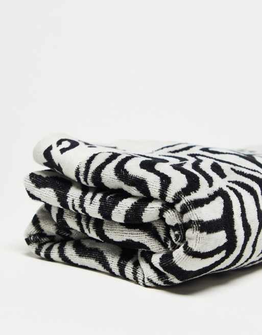 Zebra towels clearance