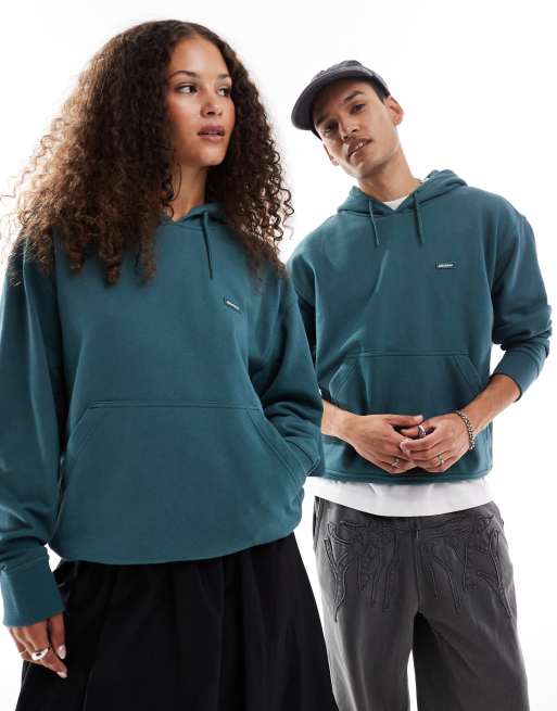 Dickies - Clancy - Sweatshirt van zware stof met klein logo in donkergroen