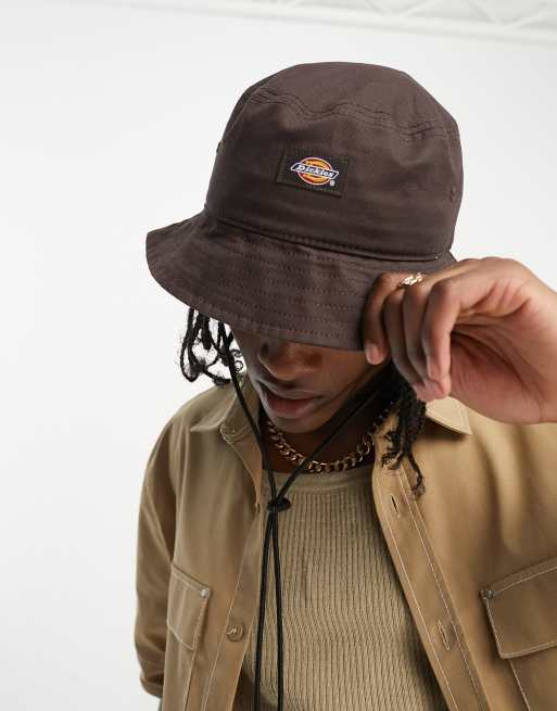 Dickies Clarks - Grove - Cappello da pescatore color marrone scuro