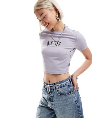 Dickies clarksville cropped t-shirt in lilac
