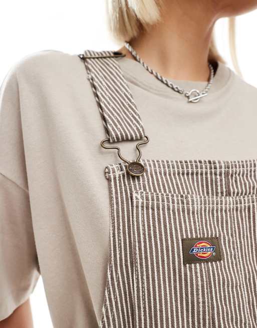 Dickies Heren Big-Tall Bib Overall - Blauw - 46W x 32L, Hickory Streep, 46W / 32L