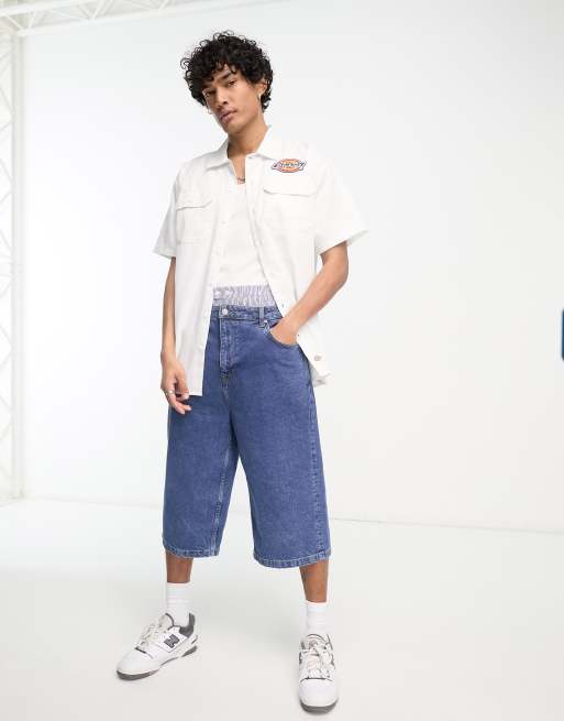 Dickies - Clintondale - Camicia a maniche corte bianca con logo, 3 di 4