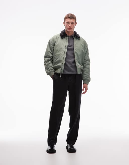 Dickies - Coalfield - Pilotenjack met kraagdetail in middengroen, 2 van 5