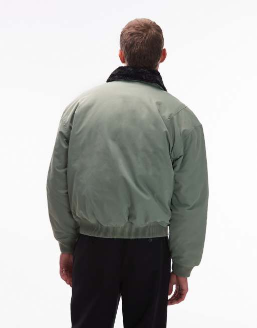 Dickies - Coalfield - Pilotenjack met kraagdetail in middengroen, 3 van 5