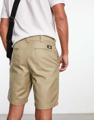 Dickies cobden chino shorts in khaki-Green