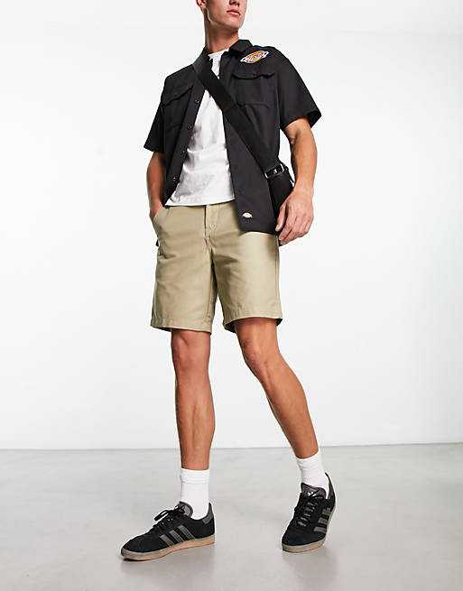 Dickies cobden chino shorts in khaki | ASOS