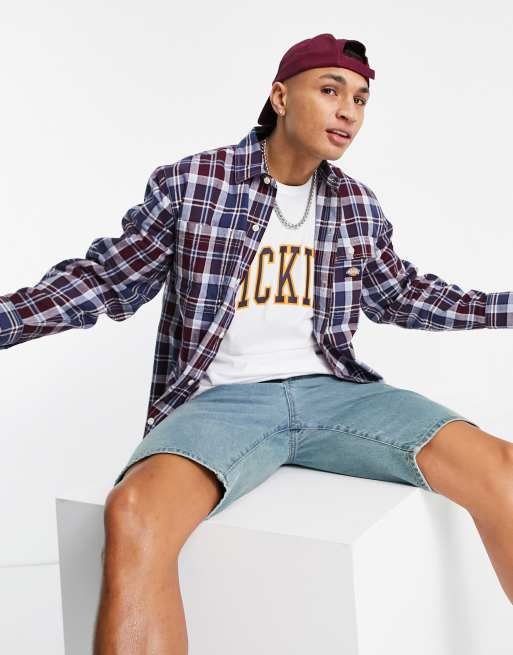 Dickies Cokato shirt in maroon