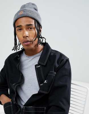 Konkret Start undulate Dickies Colfax beanie in grey | ASOS