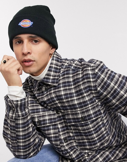 Dickies Colfax beanie with logo in black