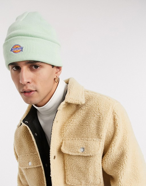 Dickies Colfax beanie with logo in mint