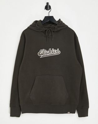 Dickies Collegic hoodie in dark brown Exclusive at ASOS