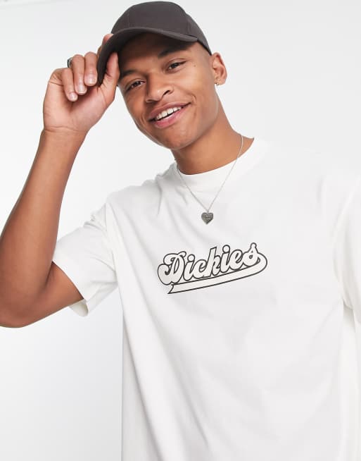 Dickies – Collegic – T-Shirt in Weiß, exklusiv bei ASOS