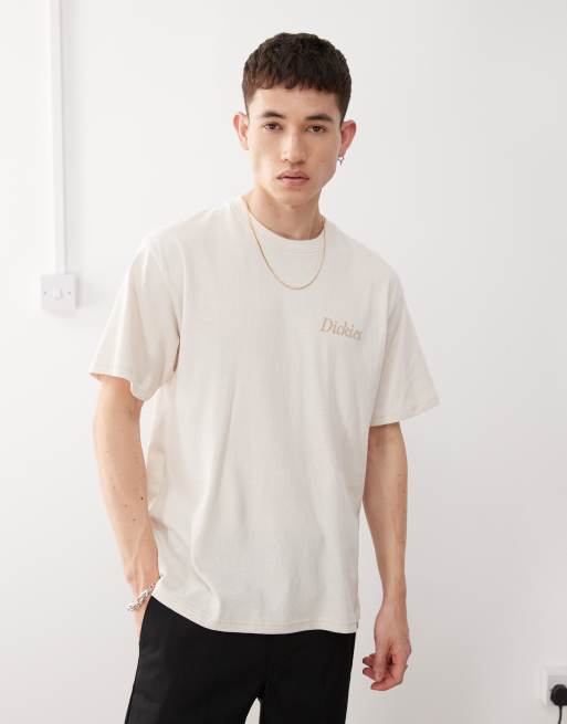 Dickies companion script t-shirt in cream, 2 of 4
