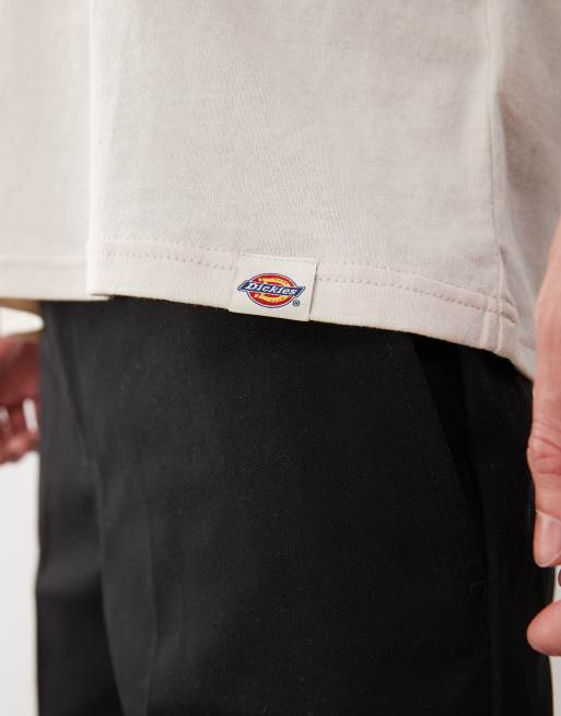 Dickies companion script t-shirt in cream, 3 of 4