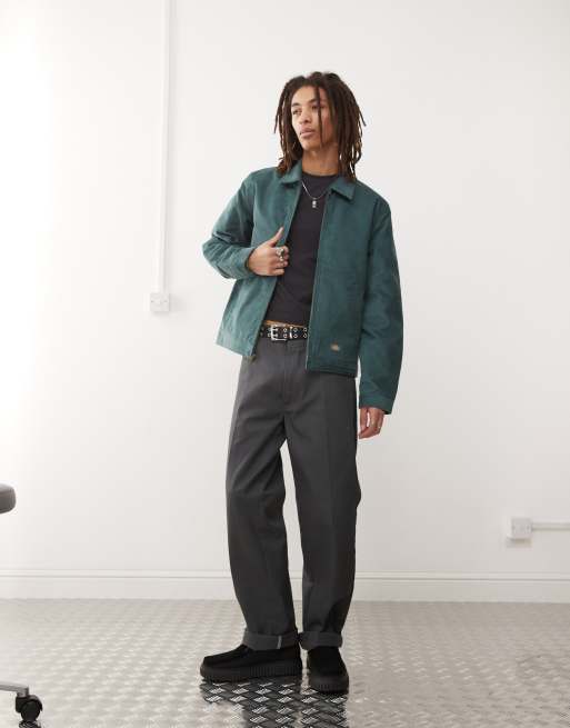 Green Corduroy Jacket Cord Trousers Outfit Dickies Cord Eisenhower
