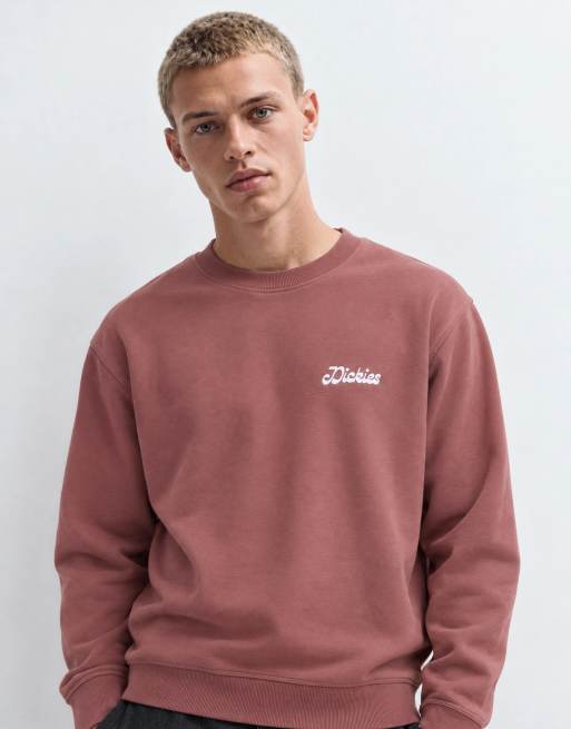 Dickies Cornville sweatshirt in burgundy, 10 of 10