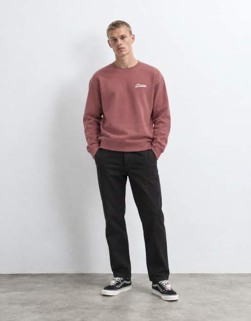 Dickies Cornville sweatshirt in burgundy, 8 of 10