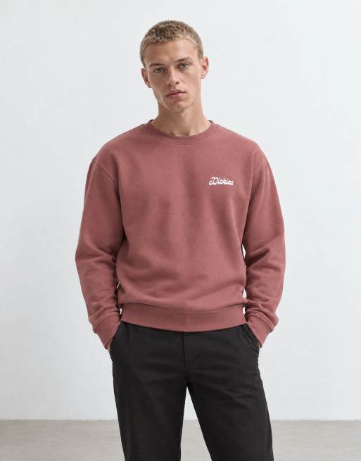 Dickies Cornville sweatshirt in burgundy, 9 of 10
